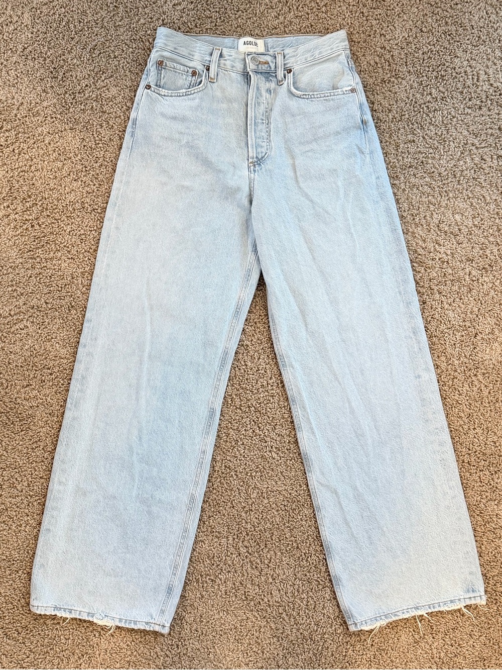 Revolve Agolde Low Slung Baggy Jeans in Fragment - Picture 3 of 13